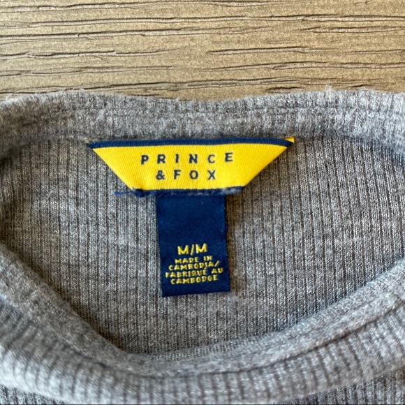 Gray Ribbed Long Sleeve - Picture 2 of 6